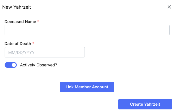Yahrzeit Observance