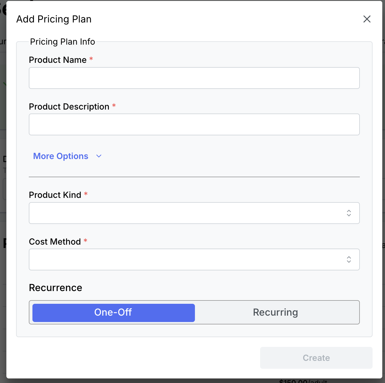 Product creation overhaul